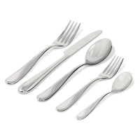 Alessi Nuovo Milano Cutlery Set (5 Pieces - 18/10 Stainless Steel)