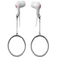 e-my HOOPY Ear Jewellery Earphones - White