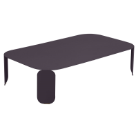 Fermob Bebop Low Rectangular Table (120x70 cm) - Height 42 cm/Storm Grey
