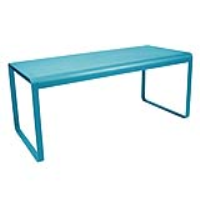 Fermob Bellevie Dining Table (196 x 90cm) - Turquoise Blue