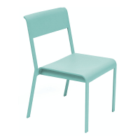 Fermob Bellevie Stacking Aluminium Chair 8401 - Lagoon Blue