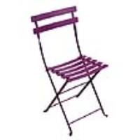 Fermob Bistro Folding Chair Metal - 28/Aubergine