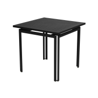 Fermob Costa Square Table (80 x 80cm) - Liquorice