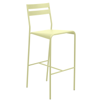 Fermob Facto High Barstool - By Patrick Jouin - Frosted Lemon