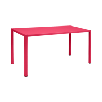 Fermob Inside Out Rectangular Dining Table (140 x 70cm) - Pink Praline