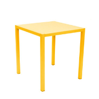 Fermob Inside Out Square Table (70 x 70cm, 74cm high) - Honey