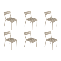 Fermob Luxembourg Dining Chairs (Set of 6) - Nutmeg