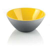 Guzzini My Fusion Bowl (Dishwasher safe) - Grey, White and Yellow