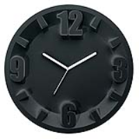 Guzzini Orologio 3-6-9-12 Clock - Black