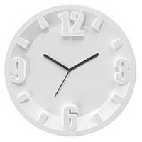 Guzzini Orologio 3-6-9-12 Clock - White