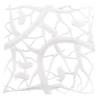 Koziol Room Divider [pi:p] (Branches & Birds) (Set of 4) - White