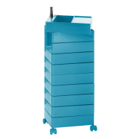 Magis 360&#176; Swing 10 Drawer Mobile Container - Blue