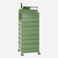 Magis 360&#176; Swing 10 Drawer Mobile Container - Green