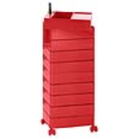 Magis 360&#176; Swing 10 Drawer Mobile Container - Red