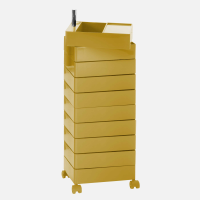Magis 360&#176; Swing 10 Drawer Mobile Container - Yellow