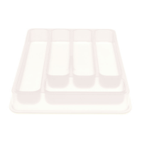 Magis A, B, C... cutlery tray - Transparent frosted white