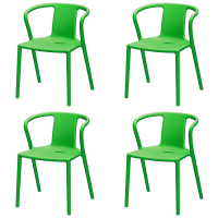 Magis Air-Armchair Set of 4 - green 1320C