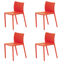 Magis Air-Chair Set of 4 - orange 1086C