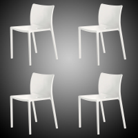 Magis Air-Chair Set of 4 - white ivory 1730C