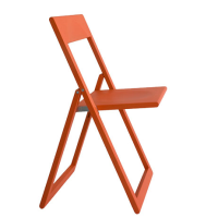 Magis Aviva Chair (Folding) - Coral red stained beech
