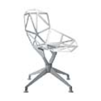 Magis Chair_One_4Star swivel or non swivel - White (Swivel chair)