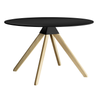 Magis Cuckoo - The Wild Bunch Table - Black HPL top / Natural frame (+&#163;32)