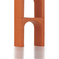 Magis Eur Shelving Components - Foot (for MT550 only) - terracotta