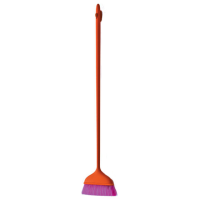 Magis Mago Broom - orange stick/fuchsia bristles