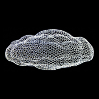 Magis Me Too Clouds Mesh Sculpture - small size - white
