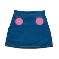 Magis Me Too Summer To Spring Denim Skirt - Small (2 to 3 years)/Blue Denim