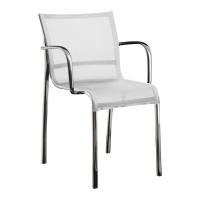 Magis Paso Doble Armchair (Stacking) - White PVC seat - Polished frame