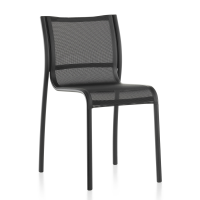 Magis Paso Doble Chair (Stacking) - Black fabric seat - Black frame