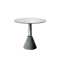 Magis Table_One Bistrot - round white top/black edge (+&#163;20)