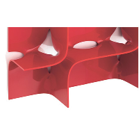 Magis Tide Wall Shelf Module / Shelving System - Red