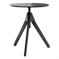 Magis Topsy Table - The Wild Bunch Side Table - Black MDF top / Black frame