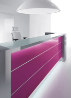 MDD Valde Pillar Reception Desk - Width 2926 mm (LAV03L)