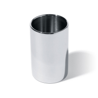Officina Alessi Double-Wall Mug (18/10 Stainless Steel)