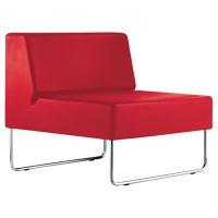 Pedrali Host 790 lounger - red