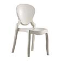 Pedrali Queen 650 Chair - BI White