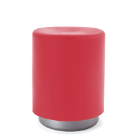 Pedrali WOW Stool (480) On Steel Base (483) - Red