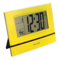 Present Time DIGIT-ALL Clock - yellow