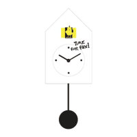 Progetti Freebird Punk Wall Clock - White