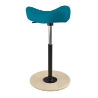 Varier Move Low high Stool - LEA700 White