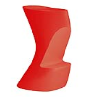 Vondom MOMA Bar Stool (38x40x74cm) - Red - Basic (matt)