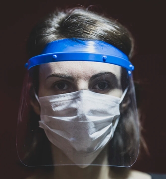 Polyester Films for Protective Face Visors and Shields