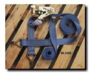 Ratchet Strap with Twisted Snap Hook 