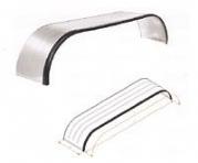 Zinc Plated Steel Tandem Mudguard with Rubber Edge TK5230 &#40;Right&#41;