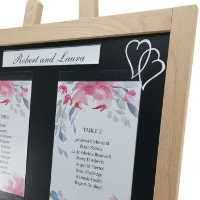 Table plan easel ? wedding easel stand