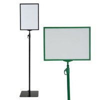 A4 and A3 floor sign stand with flat base