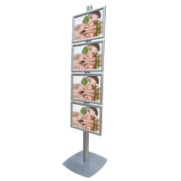 A3 tall poster display stand - Multiple A3 sign holders
